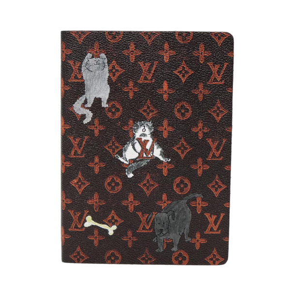 LOUIS VUITTON Catgram Cayenne Clemence Note Cover Orange GI0358 LV Auth 92886 - Picture 13 of 16